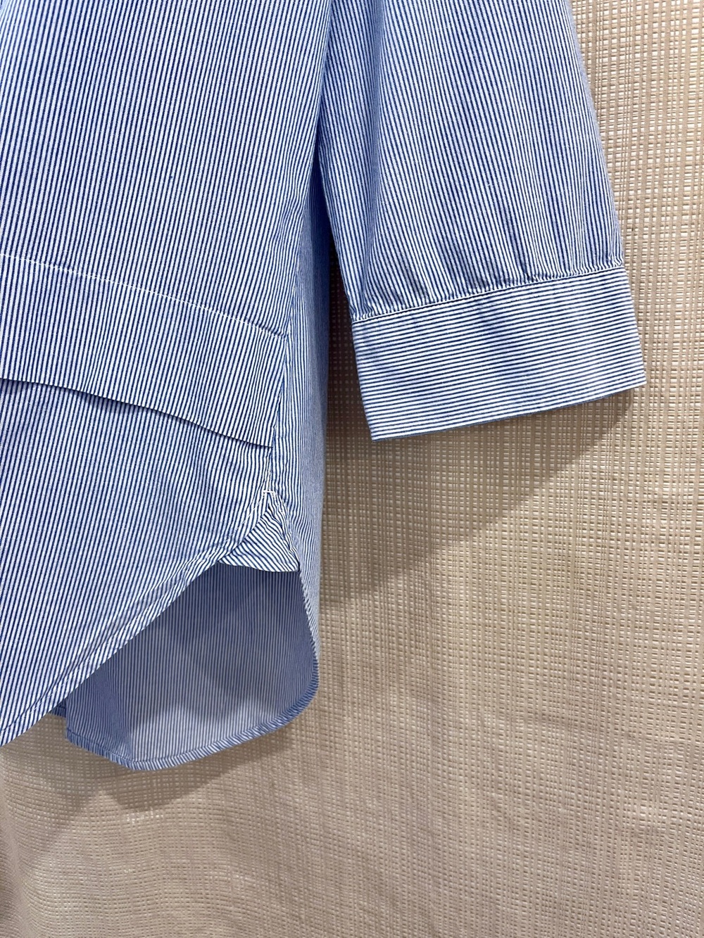 Elevated Basics Talbots Striped Button Down Shirt Coastal Modern Prep View 5